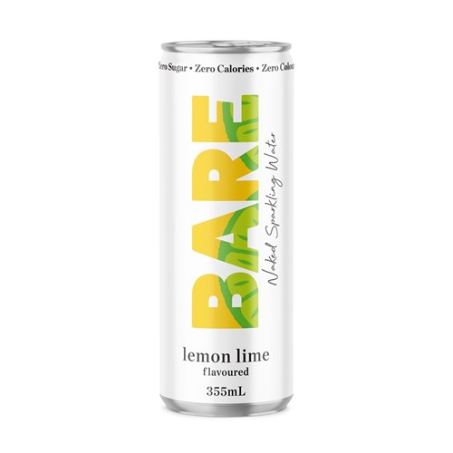 DRINK LEMON LIME CANS (24 X 355ML) # 284536 BARE NAKED